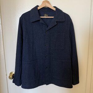 Needles Wool Cotton Dark Denim Chore Jacket S